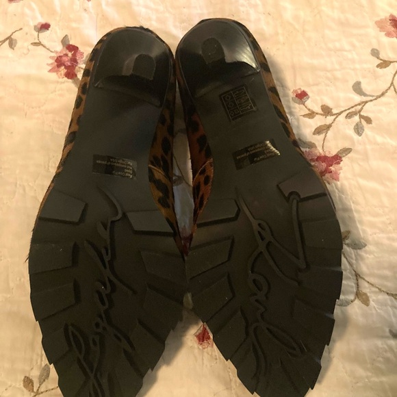 Karl Lagerfeld Brown Leopard Heels - Picture 4 of 4